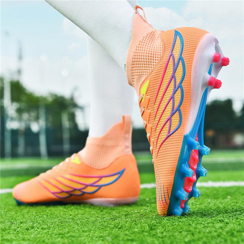 Football shoes spikes new Xiyin Amazon grass artificial turf youth student game training shoes