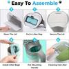 Cat Litter Shovel Detachable Pet Cleaning Supplies Cat Litter Scoop Portable Pet Clean Garbage Picker Pet Products