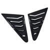For Nissan Tiida Hatchback 2005-2010 Car Front Triangle Window Louver Side Shutter Blind Shades Cover Trim Sticker Vent Carbon