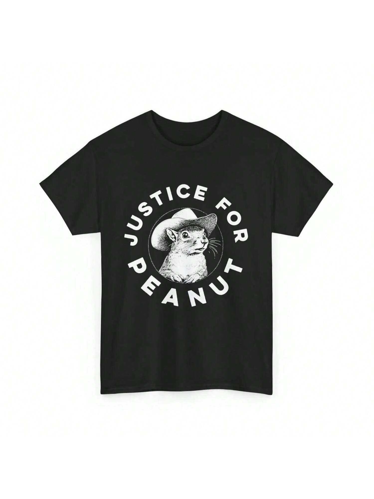 Justice For Peanut The Squirrel T Shirt S разноцветный