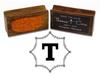 Printtoo Octagon Celtic Swirl Frame Alphabet T Monogram Self Inking Rubber Stamp Office