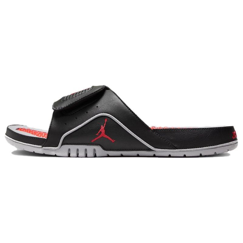 Jordan Hydro 4 men slip-on slides black red 532225-060 47.5
