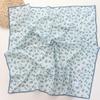 Spring and Summer New Style 100% Cotton Printing Square Scarf Towel Women's All-Matching Graceful Scarf Headcloth Headband