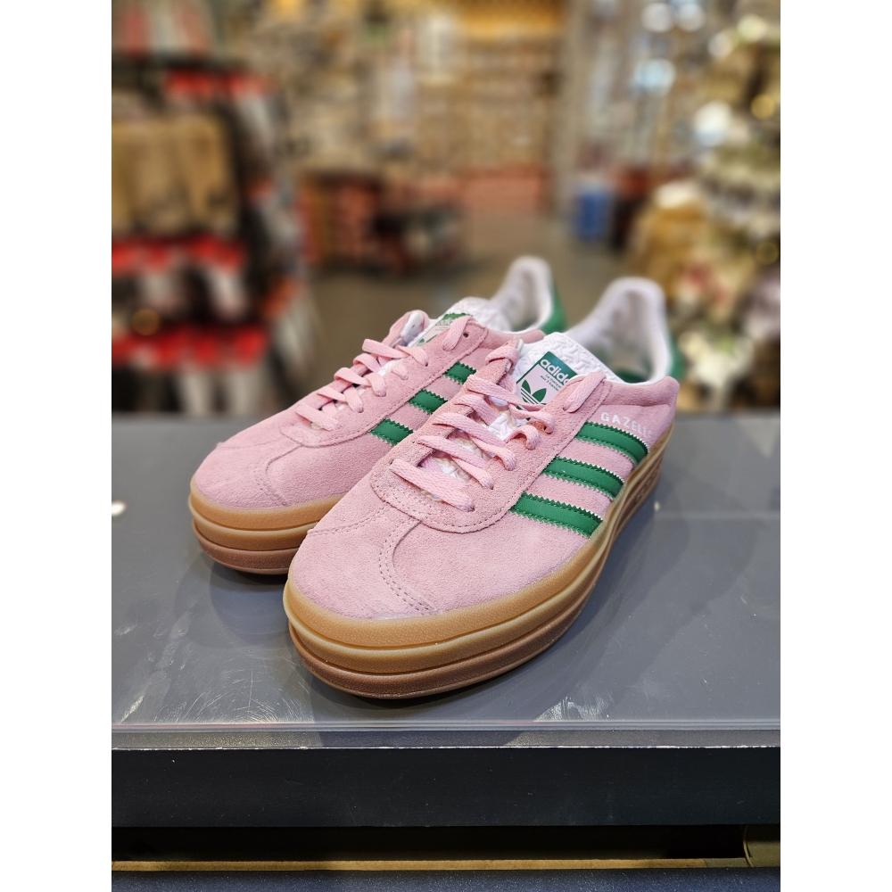 

Adidas Женские кроссовки Gazelle Bold Женские GAZELLE BOLD W IE0420 TRUPNK GREEN FTWWHT