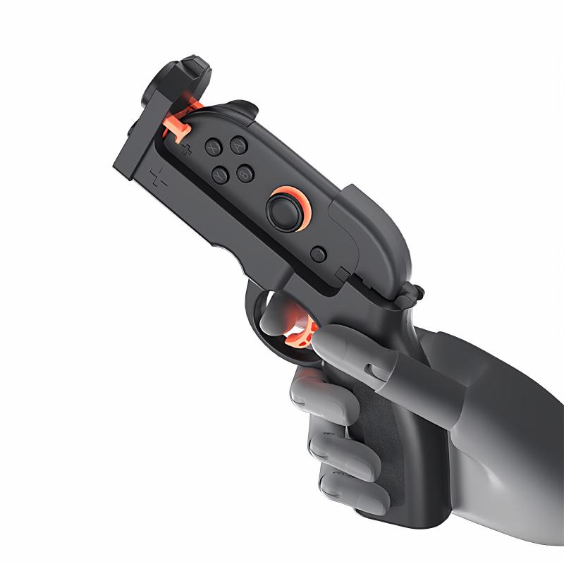 2 Stück Somatosensorische Gaming-Pistole Joypad-Pistolenhalterung Handgriff Feuerpistolen-Controller für Nintendo Switch2 Joy-Con Links Rechts Halterung