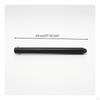 Umbrella Center Pole Matte Black Replacement Part Metal Central Shaft for Home Improvers,