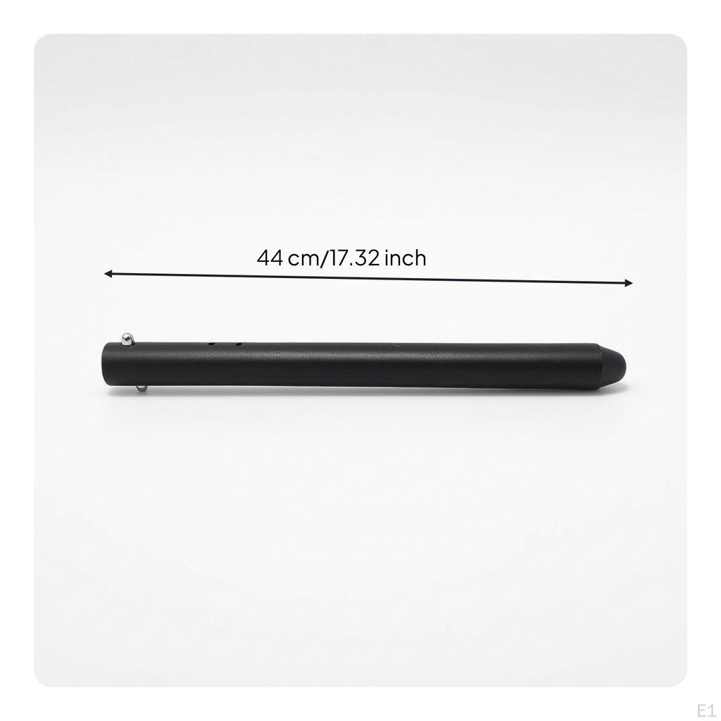 Umbrella Center Pole Matte Black Replacement Part Metal Central Shaft for Home Improvers,