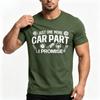 Vintage Auto Parts Print Unisex Cotton Tshirt Just One More Car Part Mechanic Short Sleeve Male Tops