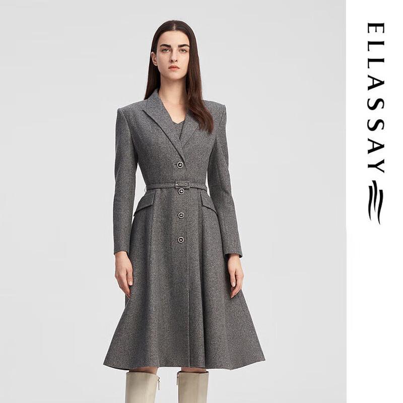 

ELLASSAY Women s Wool Cashmere Blazer Dress S