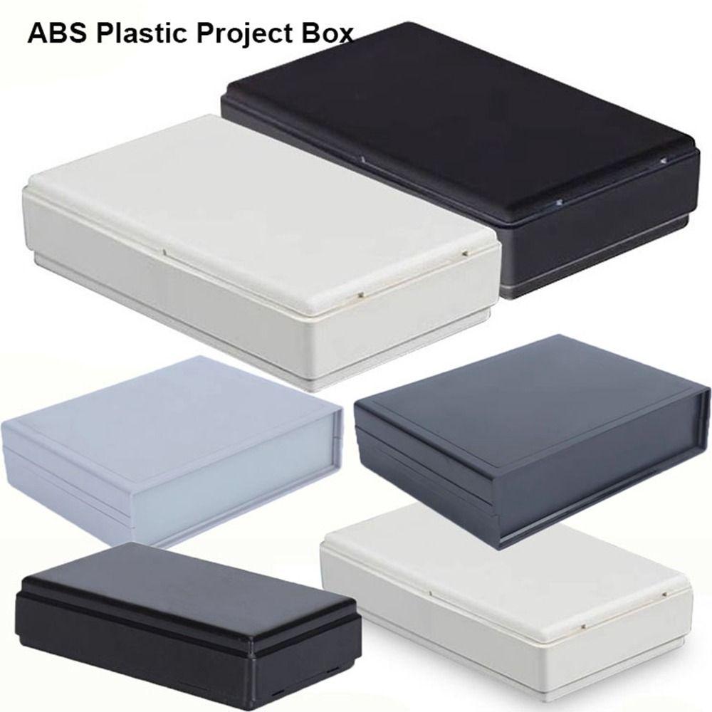 Black White DIY Housing Instrument Case ABS Plastic Electronic Home Supplies New Storage Case