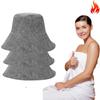 Felt Felt Sauna Cap Good Water Absorption Head Protection Bath Hat Sweat Absorbing Quickly Drying Sauna Hat Sauna Accessories