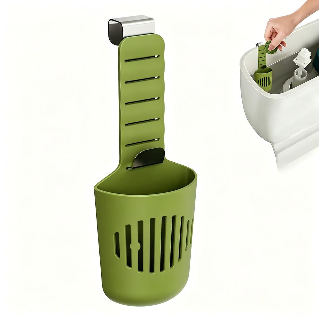 Toilet Tank Cleaning Tablet Holder With Metal Hook For Home Maintenance And Gift