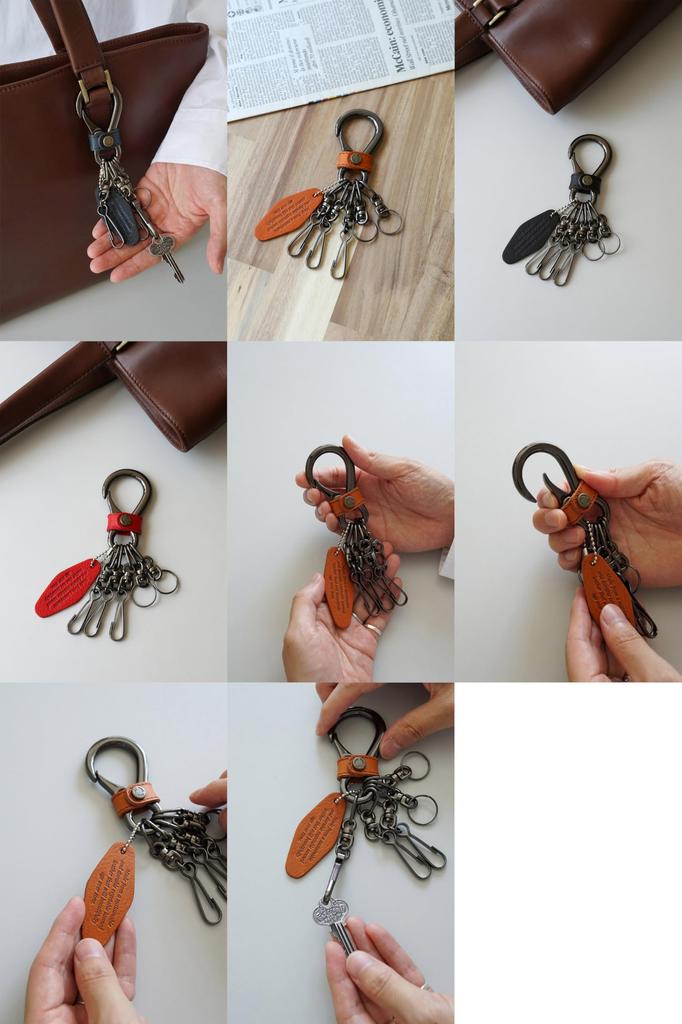 Dakota Black Label Keychain Minerva Axorio 0637002 Men's Red BL-637002-30