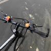 1pc Playful Food Themed Bicycle Bell Fun Outdoor Riding Accessories with Smile Burger and Fries Design