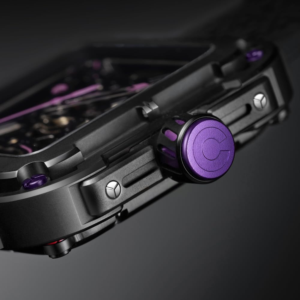 Automatic Watch CIGA Design Series X GORILLA Cyber Purple Genuine Black [SIGA Design] X011-BLPL-W25BK Men's