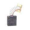 Electric Motor Carbon Brushes 40Pcs 10 Different Models Carbon Brushes Maintenance Carbon Brush Motor Replacement