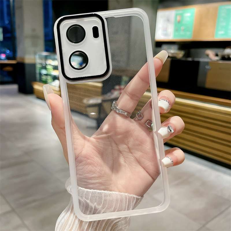 Voor OPPO A6X 4G Hoesje Oppo A6X Telefoonhoesje OPPO A6X Cover OPPO A6X 5G Cover Schokbestendig Verguld Siliconen achterkant