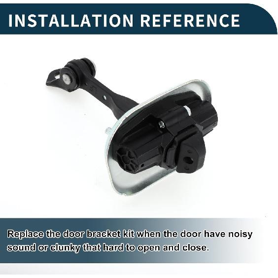 Ogranicznik paska drzwi do Chevrolet HHR Trwały Nr 25800726 | Przedni Lewy Prawy Ogranicznik Drzwi Zestaw Ramienia Sprawdzania Drzwi 1 szt.