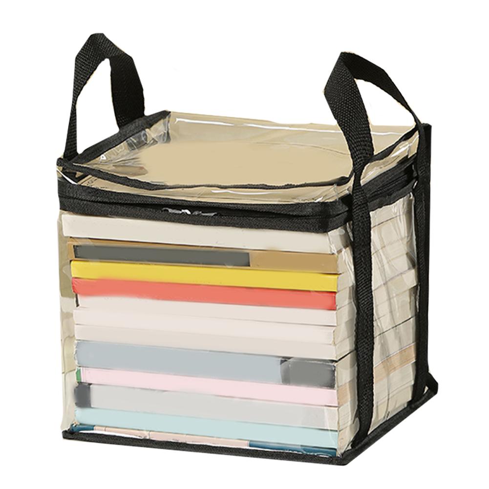 Foldable Book Box Student Organization Waterproof Storage Maximize Living Space Black S 626₽
