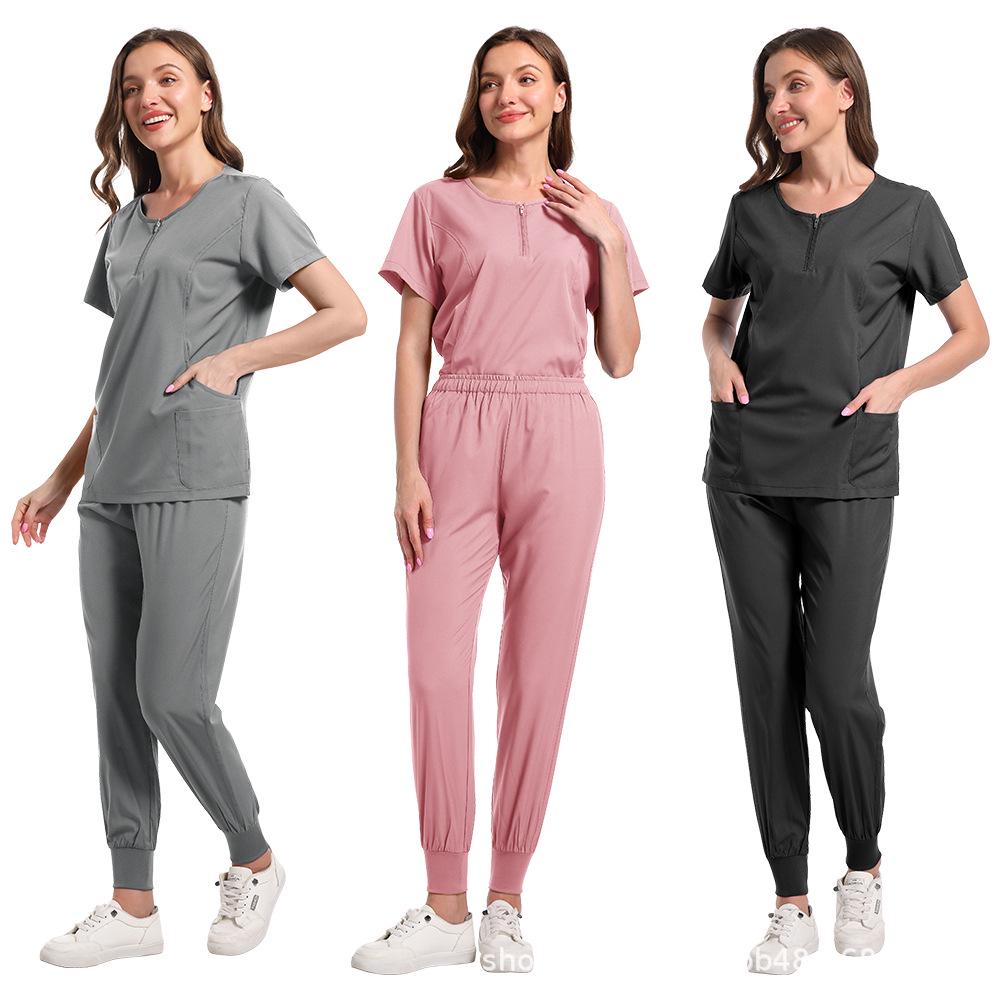 Children's Hospital Scrub Suit: Breathable, Sweat-Absorbent Nurse Uniform for Medical or Salon Use