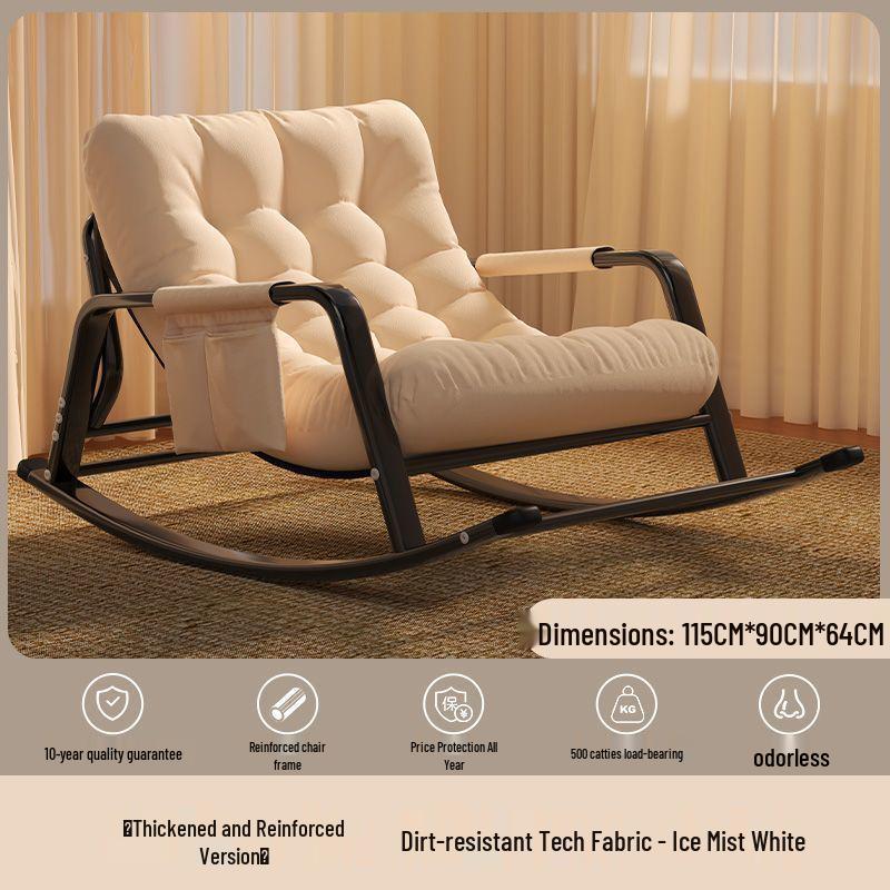 Adult Recliner Rocking Chair Sofa for Living Room or Balcony