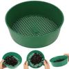 Garden Sieve Soil Sifter, Round Sieve Earth Stone Fine Gardening Tool Home Planting Sieve Screen Garden Soil Filter Net Sifter