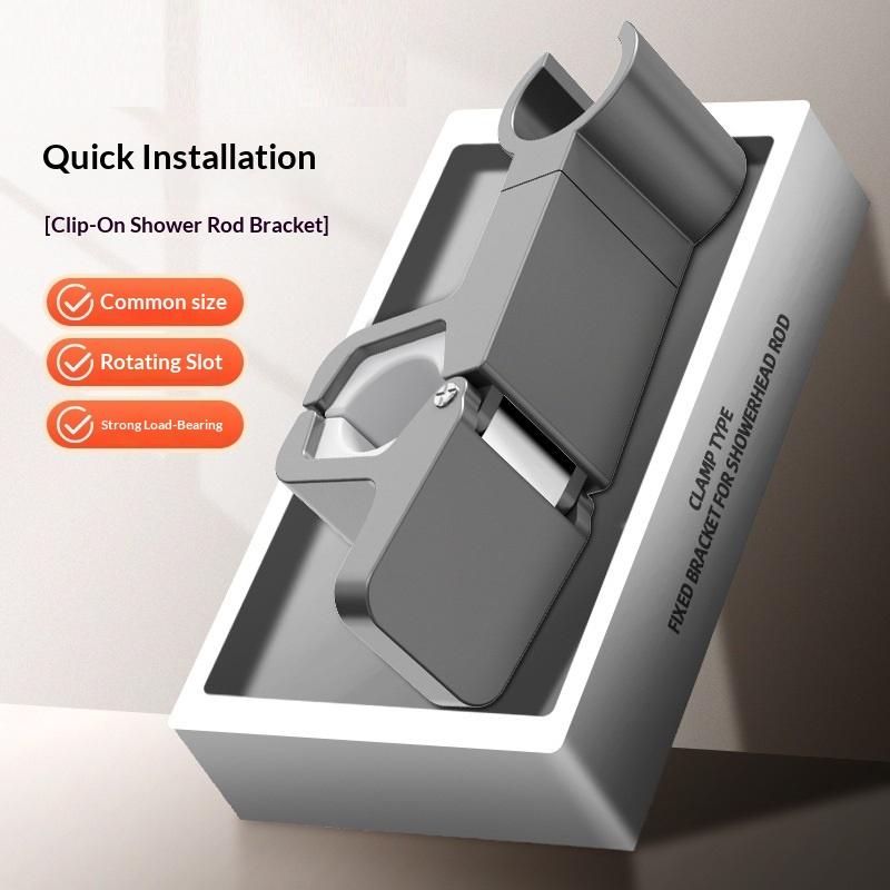 Adjustable Shower Rail Holder Universal Shower Head Holder Hand Shower Rail Shower Bracket For Home Bathroom Accessories серый
