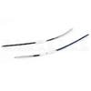 PMFC 2048850821 2048850721 Front Bumper Chrome Trim Molding For Mercedes-Benz W204 C300 C350 2008 2009 2010 2011 Car-styling