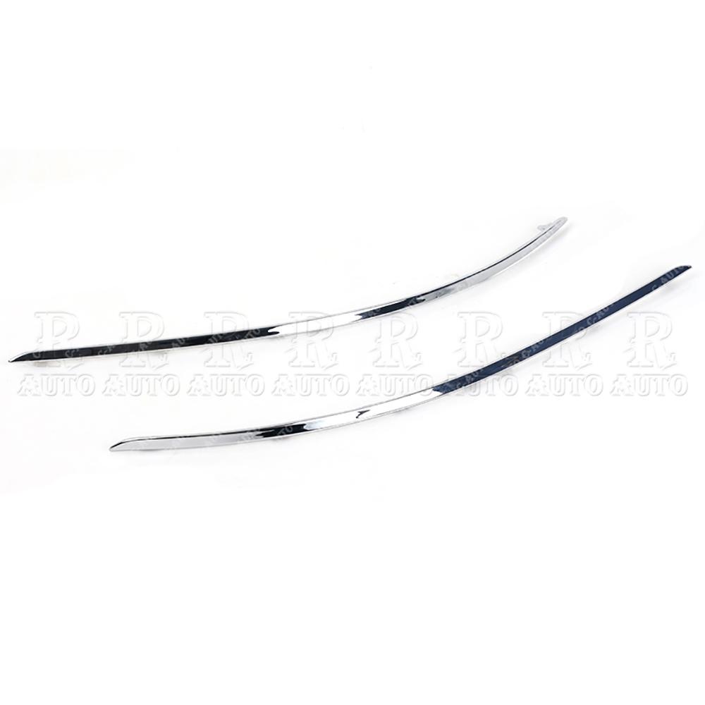 PMFC 2048850821 2048850721 Front Bumper Chrome Trim Molding For Mercedes-Benz W204 C300 C350 2008 2009 2010 2011 Car-styling