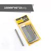 100mm S2 Hexagon Screwdriver Bit Set Magnetic Electric Bit Hex Wind Bit For Power Tools H2 H3 H4 H5 H6 H8 H10 H12 H14