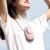 YANHAIGONG Neck Fan, Portable Hands-Free Bladeless Fan, 1200mAh Battery, Silent Personal Fan for Kids, Cute Pet Gift