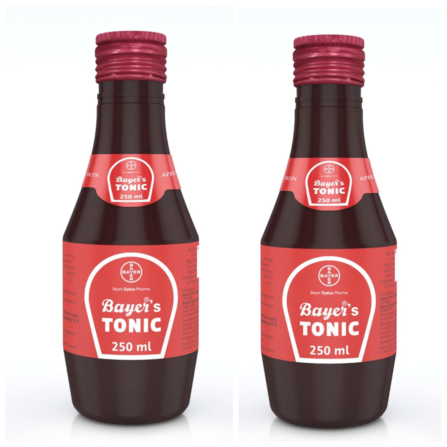 

Bayer s Tonic 250ml Pack of 2 | Appetite Stimulant & Recovery Supplement | Port Vino Malaga Flavours