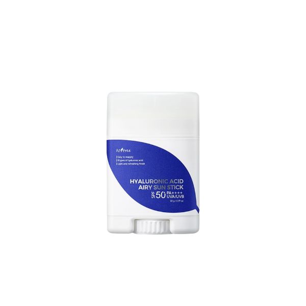 ISNTREE Гиалуроновая кислота Airy Sun Stick SPF50+ PA++++ 22г