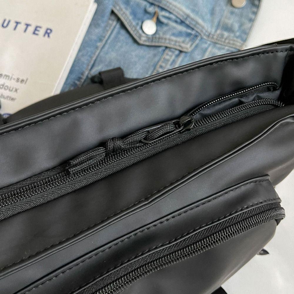 Solid Color Nylon Crossbody Bag Oxford Cloth Large Capacity Messenger Bag Waterproof Multifunctional Short Distance Travel Bag