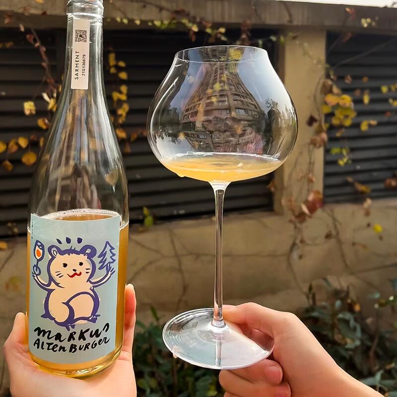 Evropská sklenice na víno Sklenice na burgundské Křišťálová Ručně vyráběná Extrémně tenká Sklenice na víno Pohár