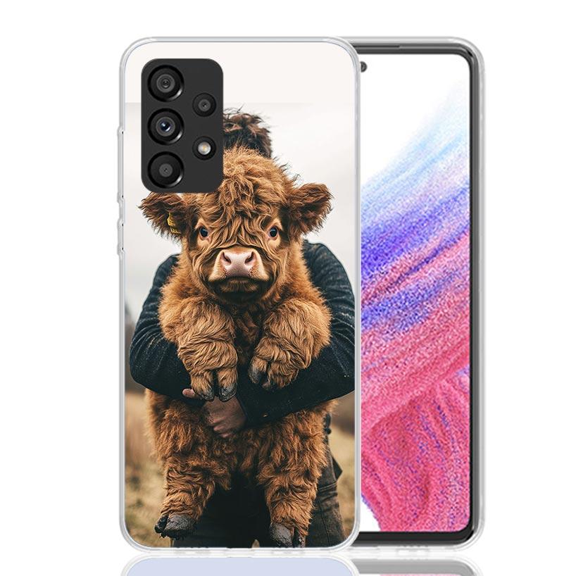 

Cute Highland Cow Phone Case For Samsung Galaxy A17 A16 A14 A15 A13 A57 A56 A54 A55 A53 A37 A36 A34 A35 A33 A26 A24 A25 A23 Gala Samsung A33