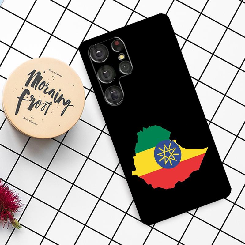 Ethiopia Flag Case For Samsung Galaxy S24 FE S20 FE S21 S22 S23 S24 S25 Ultra S9 S10 S25 Plus Phone Cover