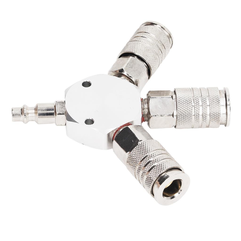 Distribuitor de aer cu 3 căi 14 Inch NPT Filet tată Distribuitor cu 3 căi Fiting pneumatic din aliaj de aluminiu pentru
