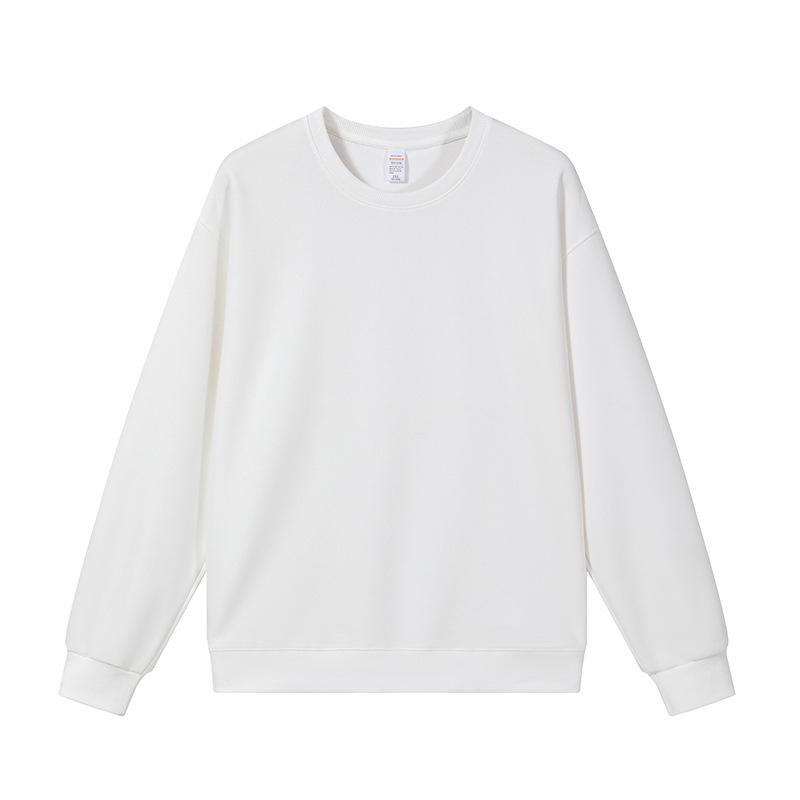 Customized Heavyweight Cotton Hoodie with Embroidered Logo - Men's Loose Fit, Round Neck, Regular Shoulder Style.