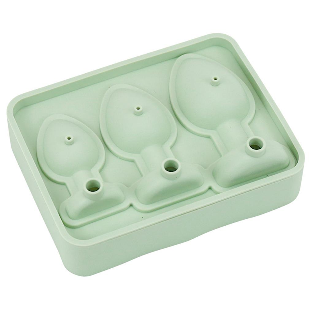 Ice Cube Mold Silicone Prank Butt Plug Shaped Mold Reusable Prank Ice Cube Molds Tray Fun Shape Ice Cube Trays for Juice Drink