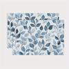2/4pcs Eucalyptus Leaf Print Placemats 12x18 Inches, Suitable for Home and Restaurant Decoration, Coffee Table and Home Decoration, Daily Use,