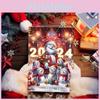 Advent Kerstkalender Blind Box Speelgoed Schattige Sneeuwpop Decoratieve Acryl Hanger