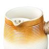 450ml Ceramic Teapot Porcelain Tea Pot Farmhouse Infuser with Side Handle for Kitchen Household