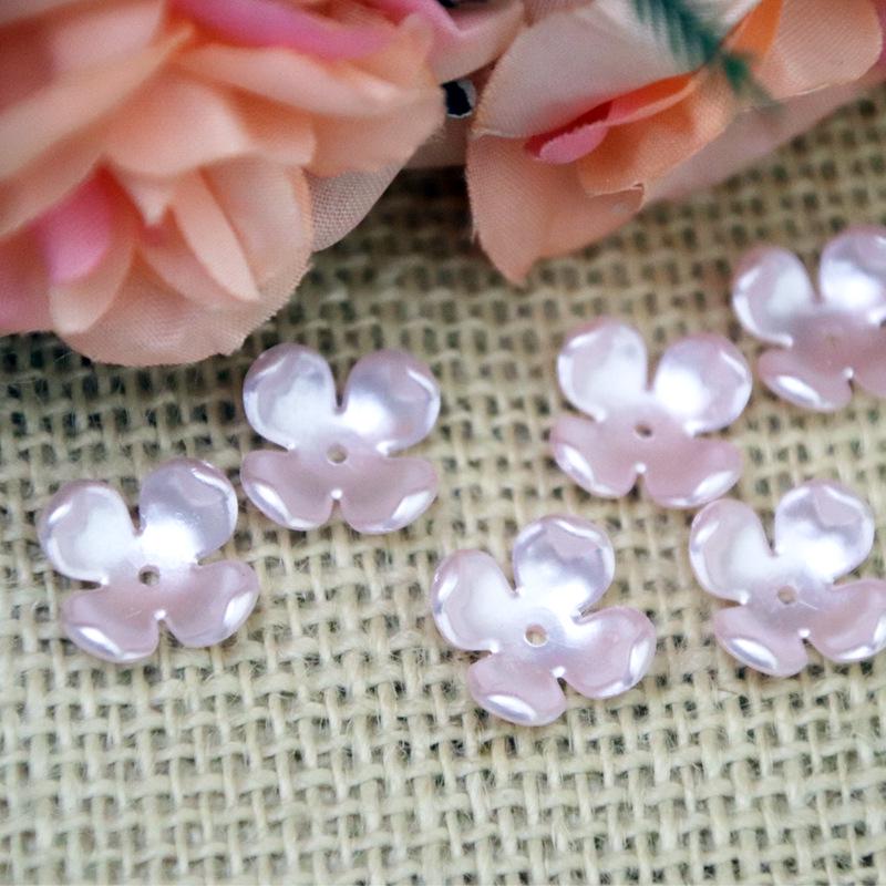 Bunte Imitationsperlen-Blütenperlen - DIY Handgemachte Bastelmaterialien, Internet-Trend