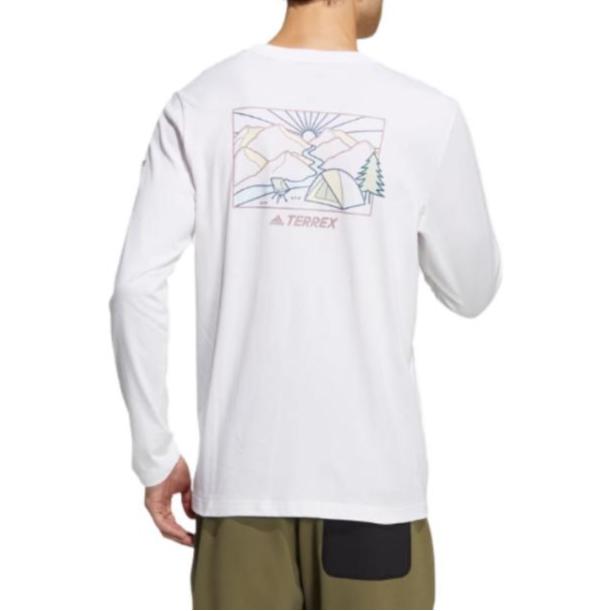adidas T Shirts Unisex White Crew Neck Moderate HN2031