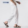 ROMON Pantalon décontracté droit court pour homme