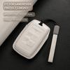 Leather Car Key Cover Case Protection Shell Keychain For Land Rover Range Rover Sport Evoque Freelander Velar Discovery 4 5