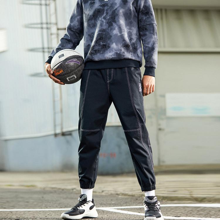 Anta Boom Print Casual Pants Men Bottoms Black 152211518-1