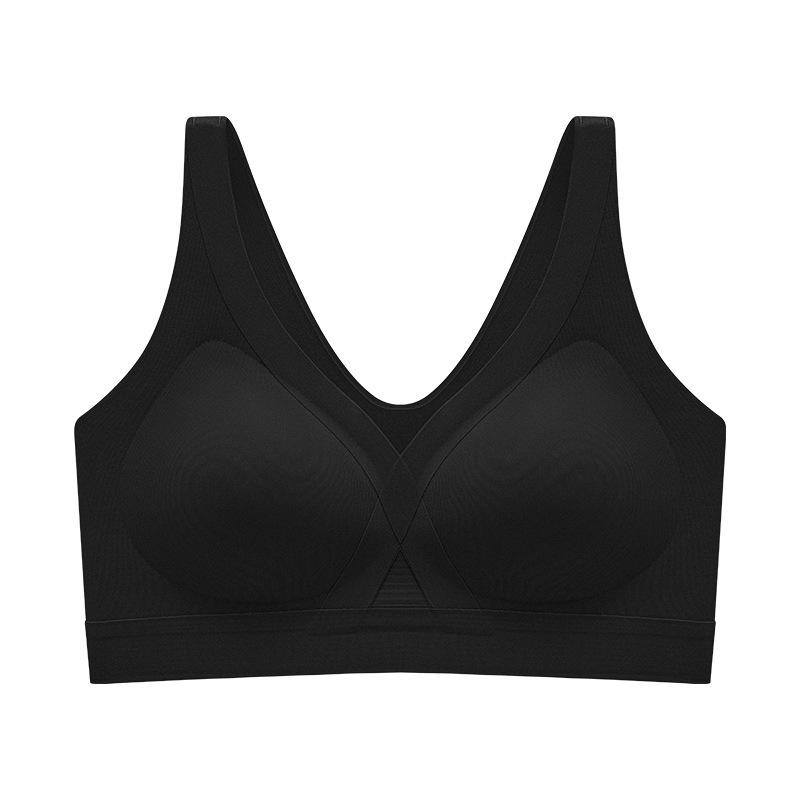 Lift invisible seamless foundation A antibacterial underwear women's cloud feeling skin-friendly, comfortable and breathable soft support bra
