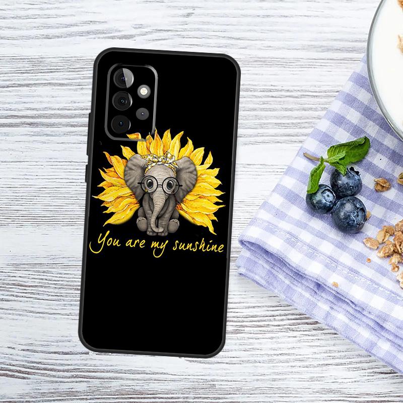 

Красивый желтый чехол с подсолнухом для Samsung Galaxy A53 A33 A13 A12 A32 A52 A14 A34 A54 A15 A25 A35 A55 A51 A71 Samsung A32 5G
